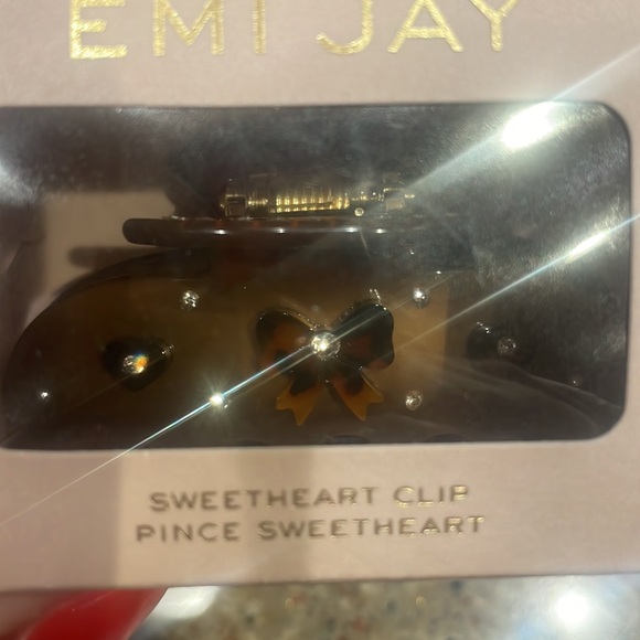 NEW Emi Jay 
Sweetheart Hair Claw Clip in Cocoa Cashmere - Picture 6 of 6